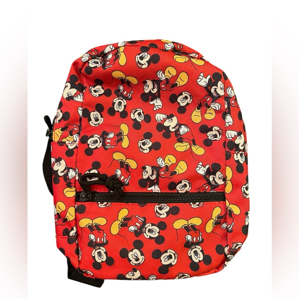 Disney Mickey Mouse Red Mini Backpack - image 1